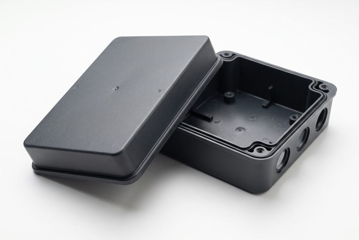 Two-part control enclosure (industrial automation)