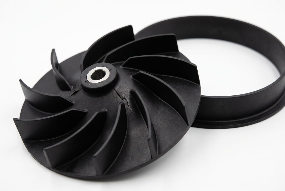 Fan impeller with ring housing (ventilation units)